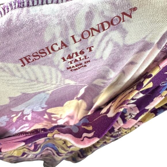 Jessica London Floral Maxi Skirt Size 14/16 Tall - Picture 3 of 4